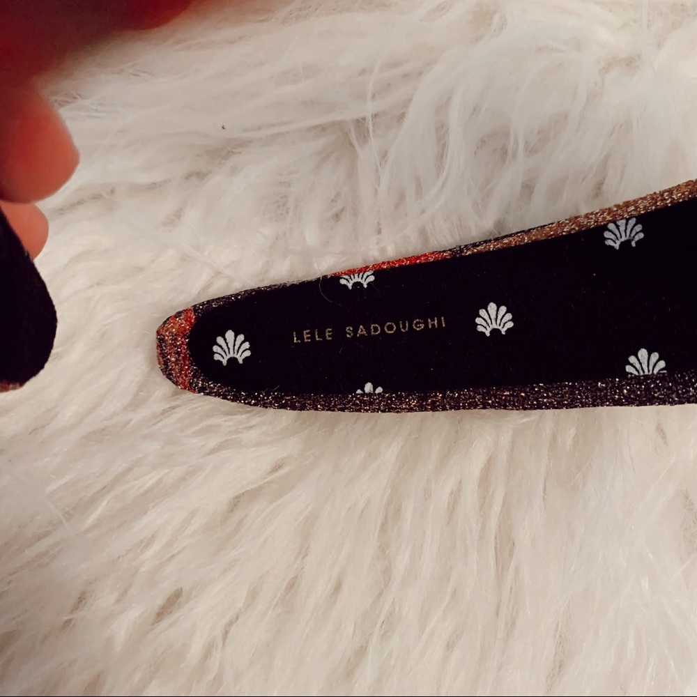Lele Sadoughi Printed Padded Headband - Picture 4 of 4